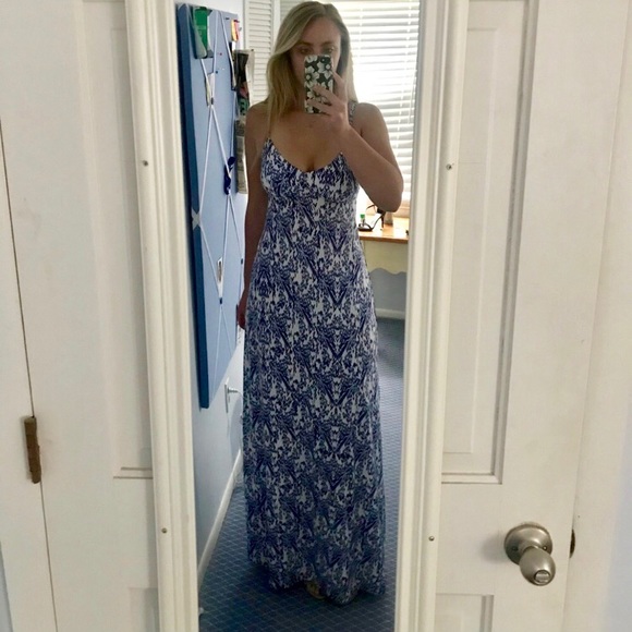 Susana Monaco Dresses & Skirts - Susana Monaco blue and white maxi dress.